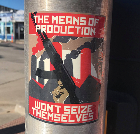 Means of Production Sticker