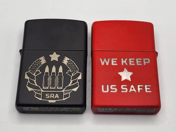 Factory Seconds Engraved Lighters