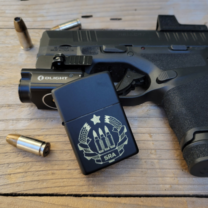 SRA Official Engraved Lighter