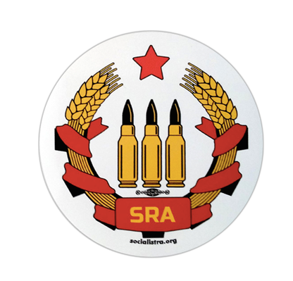 Vinyl SRA Logo Sticker 5 Pack