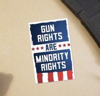 Gun Rights Are Minority Rights Sticker