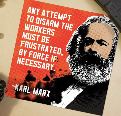 Marx Quote Sticker